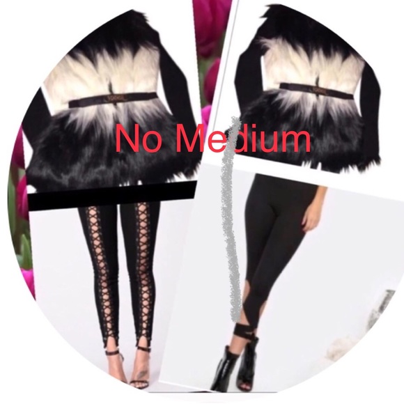 Design History Fur Vest Sweater Sleeves. Flows in the wind like your hair. GORG - Picture 7 of 11